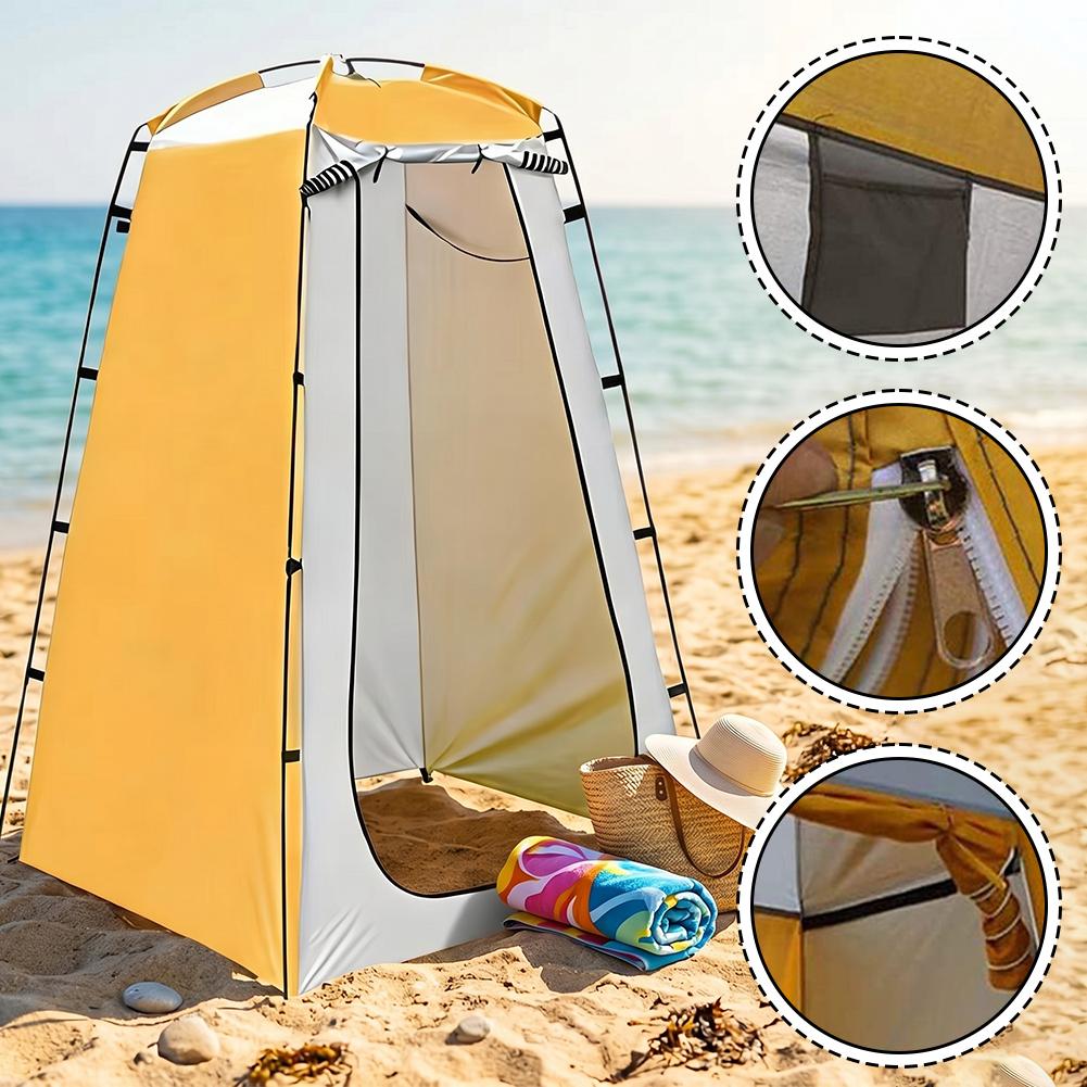Portable Shower Tent Double La - Outdoor Camping Toilet Tent recension och pris