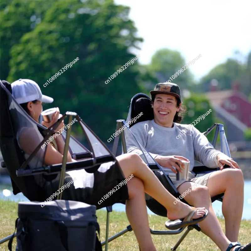 Portable Outdoor Fishing Chair - Outdoor Camping Rocker recension och pris