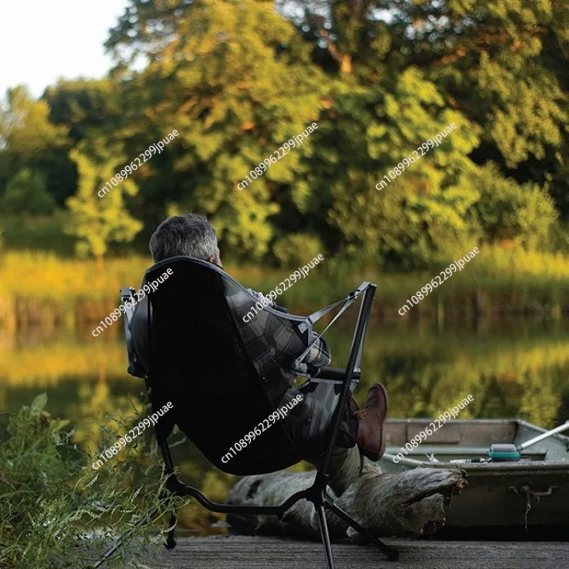 Portable Outdoor Fishing Chair - Outdoor Camping Rocker recension och pris