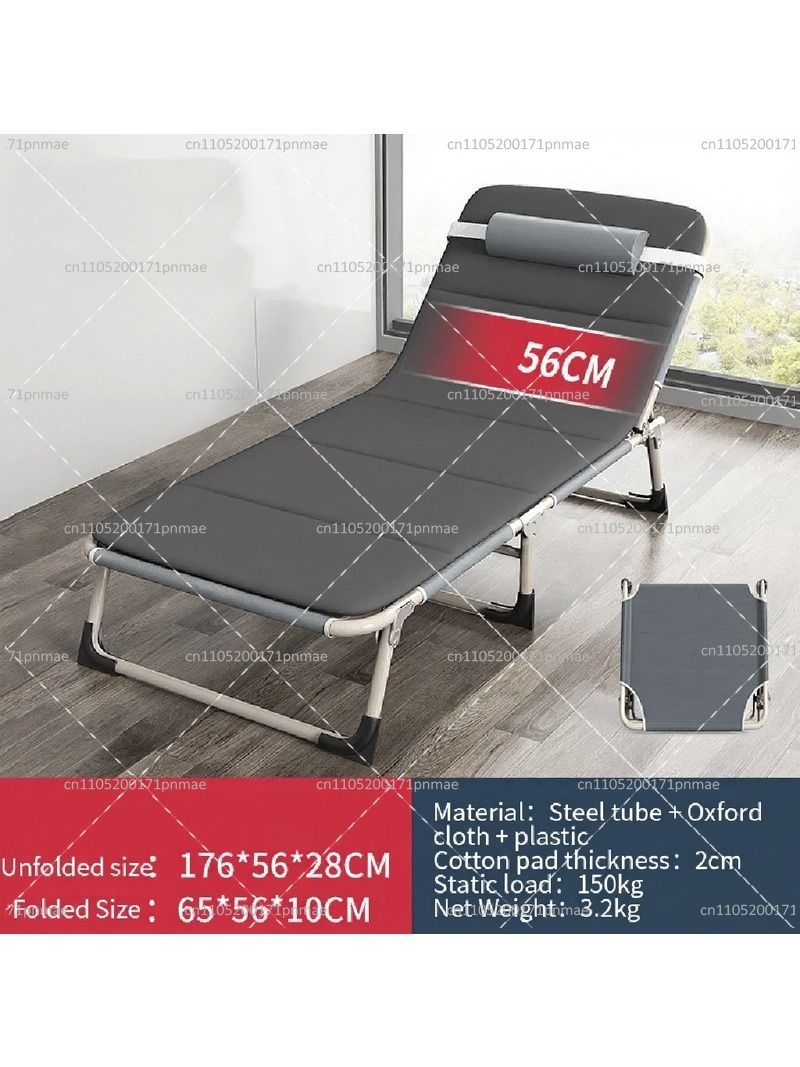 Metal Folding Single Bed Moder - Outdoor Camping Folding Chair recension och pris
