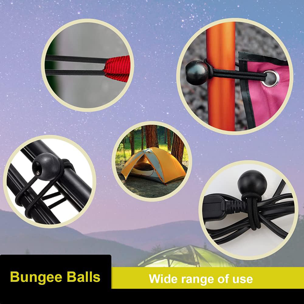 5/10/50/100Pcs Outdoor Elastic - Outdoor Camping Tarp recension och pris