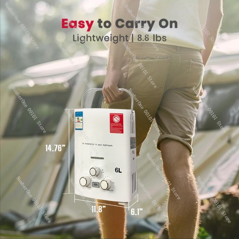 Propane LPG  Gas Tankless Wate - Outdoor Camping Hot Water Heater recension och pris