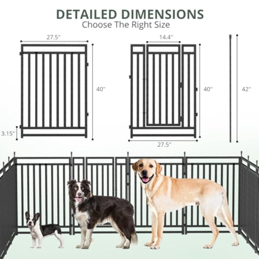 Dog Fence Outdoor for Yard Dog - Outdoor Camping Dog Fence recension och pris
