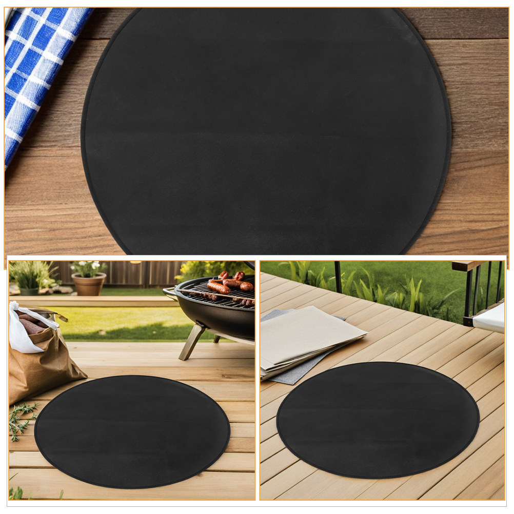 Round Fireproof Bbq Mat Heat R - Outdoor Camping Stove recension och pris