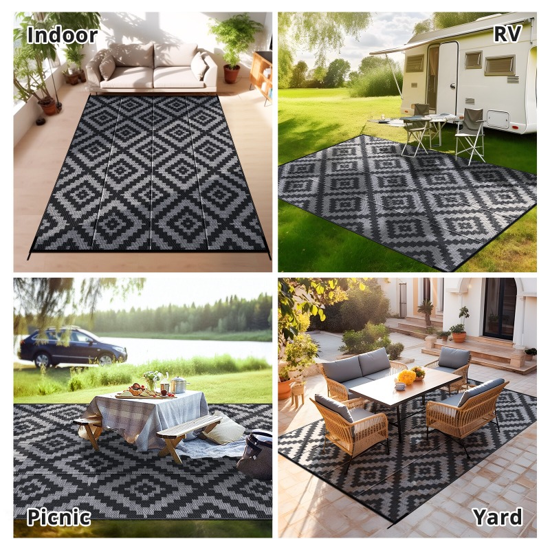 (5x8, 6x9, 9x12, 9x18) Outdoor - Outdoor Camping Rugs 9X18 recension och pris