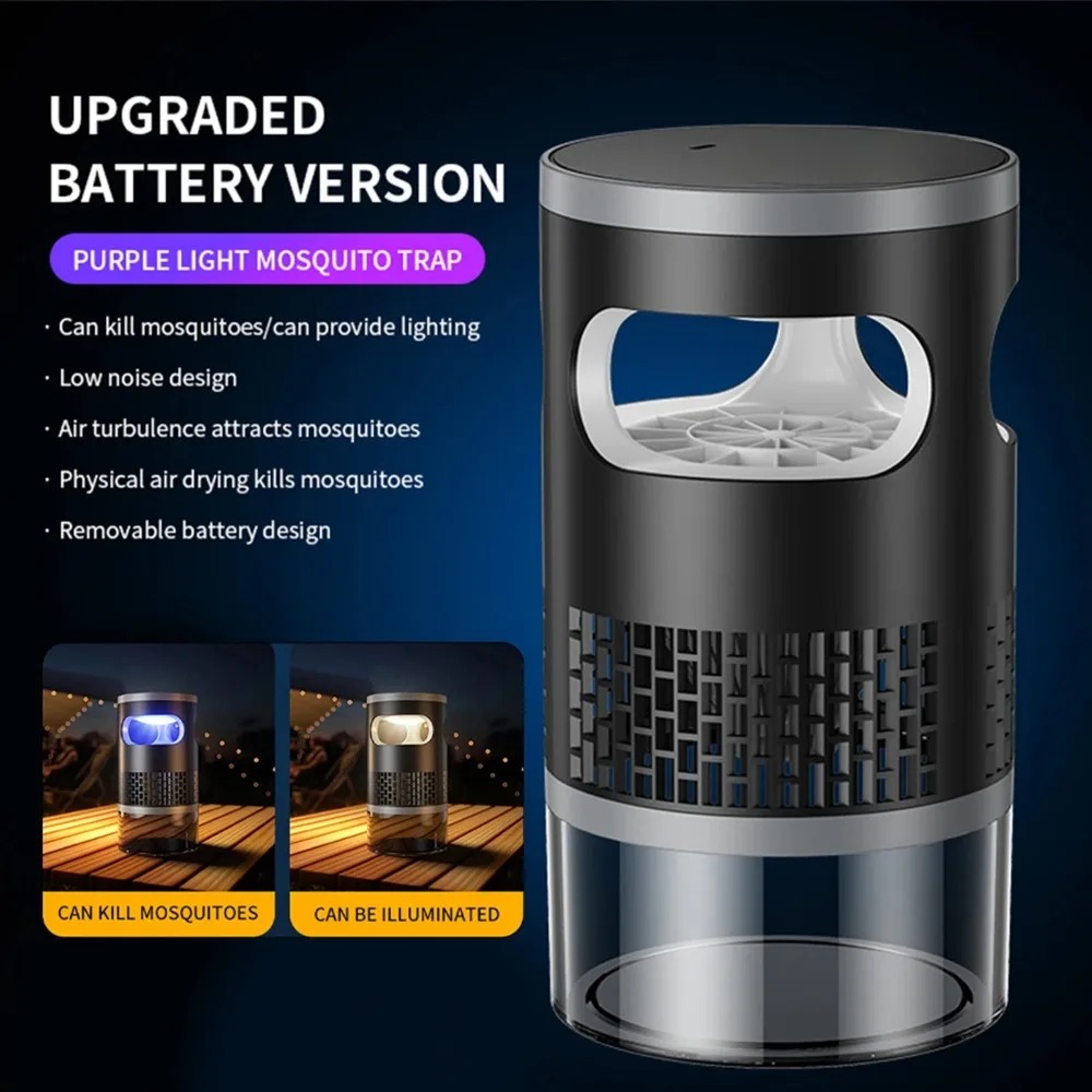 USB Mosquito Killer Lamp Silen - Outdoor Camping Bug Zapper recension och pris
