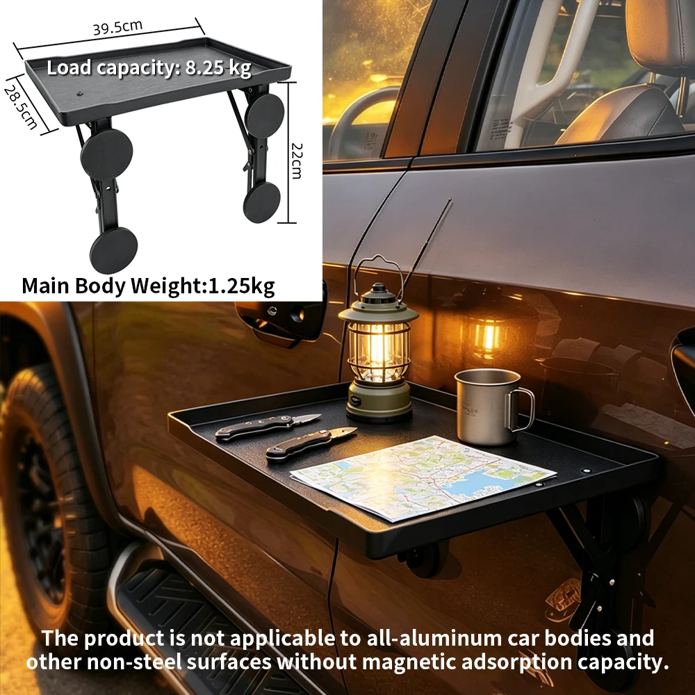 Portable Car Side Door Hanging - Outdoor Camping Table Foldable recension och pris