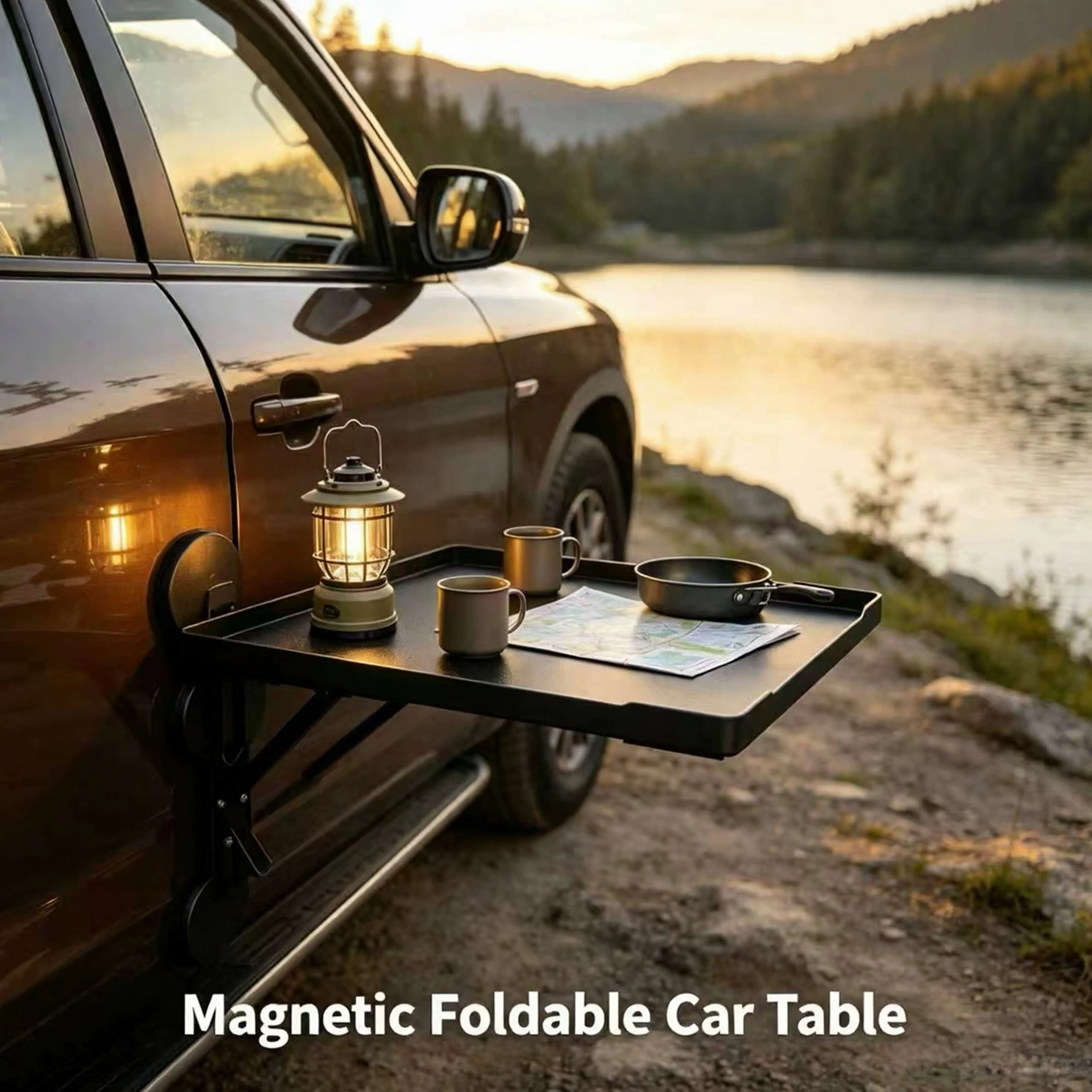 Portable Car Side Door Hanging - Outdoor Camping Table Foldable recension och pris