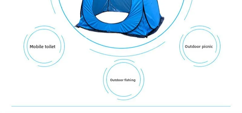 Bathing tent changing tent mob - Outdoor Camping Toilet Tent recension och pris