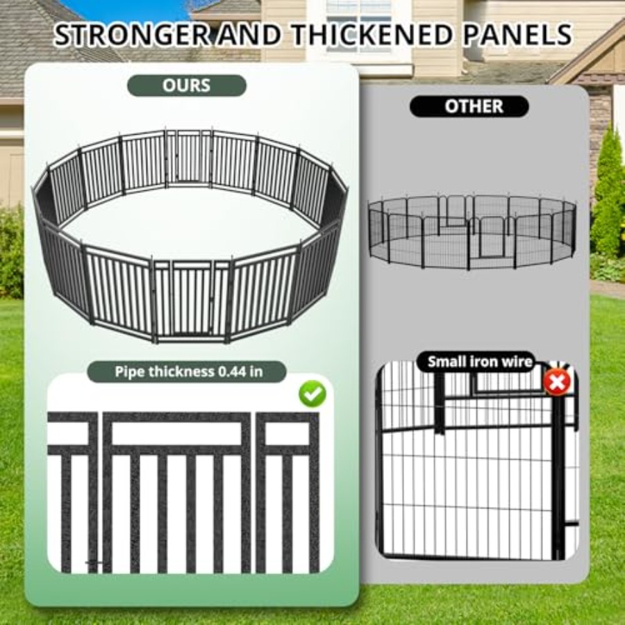 Portable Puppy Playpen Dog Ken - Outdoor Camping Dog Fence recension och pris