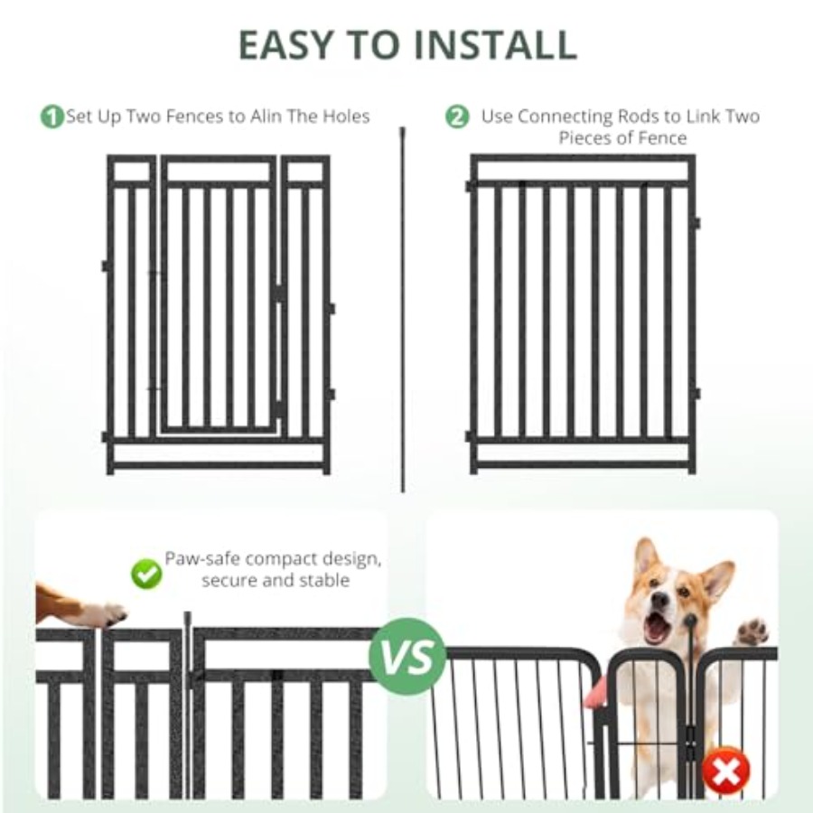 Portable Puppy Playpen Dog Ken - Outdoor Camping Dog Fence recension och pris