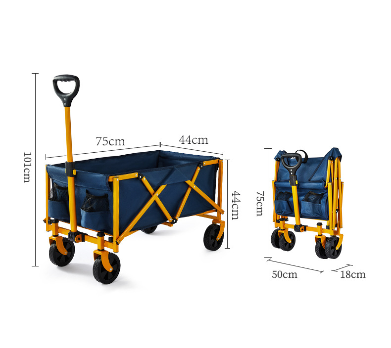 Collapsible Foldable Wagon, Be - Outdoor Camping Table Foldable recension och pris