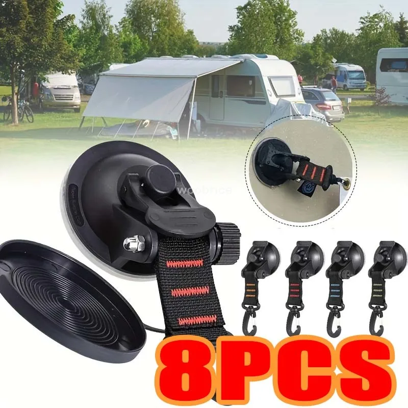 1/8 Pcs Car Tent Suction Cups  - Outdoor Camping Tarp recension och pris