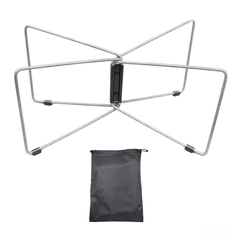 U2JB Camping Foldable Metal St - Outdoor Camping Folding Storage Box recension och pris