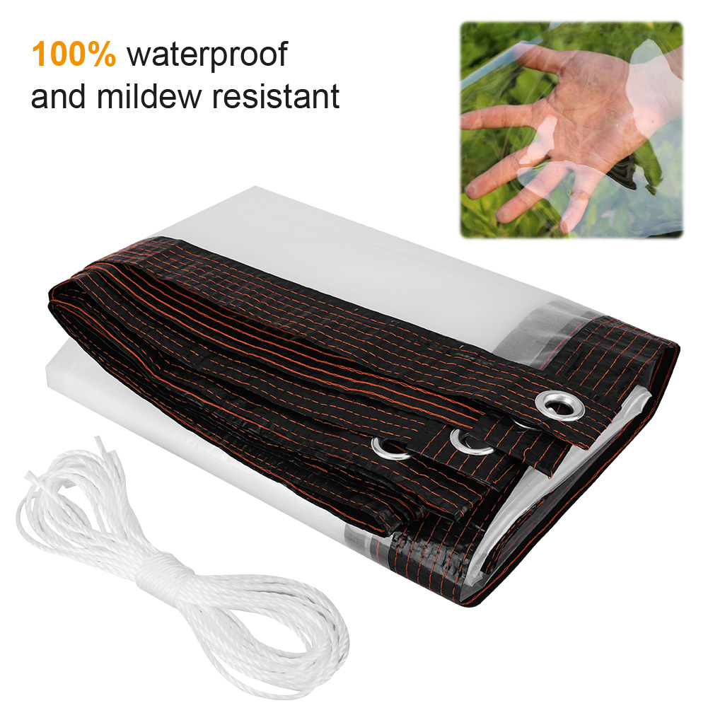Waterproof Clear Vinyl Plastic - Outdoor Camping Tarp recension och pris