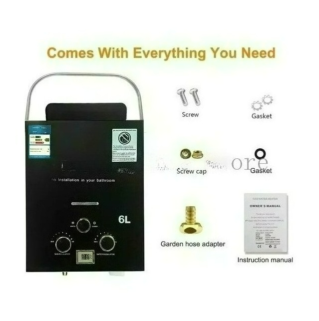Propane LPG  Gas Tankless Wate - Outdoor Camping Hot Water Heater recension och pris