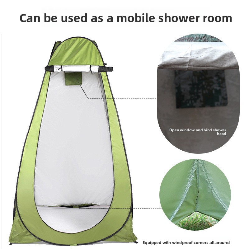 Auto Pop Up Single Layer Priva - Outdoor Camping Toilet Tent recension och pris