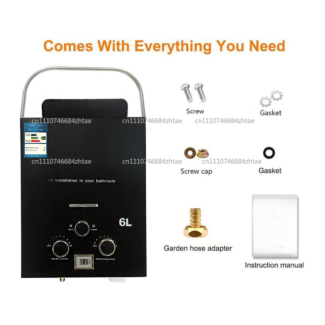 Propane LPG  Gas Tankless Wate - Outdoor Camping Hot Water Heater recension och pris