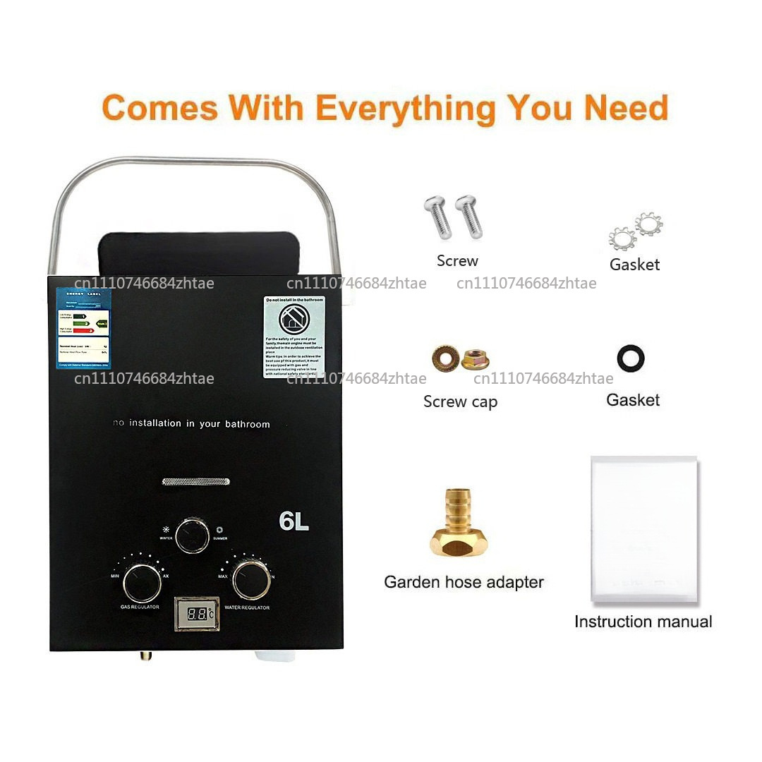Propane LPG  Gas Tankless Wate - Outdoor Camping Hot Water Heater recension och pris
