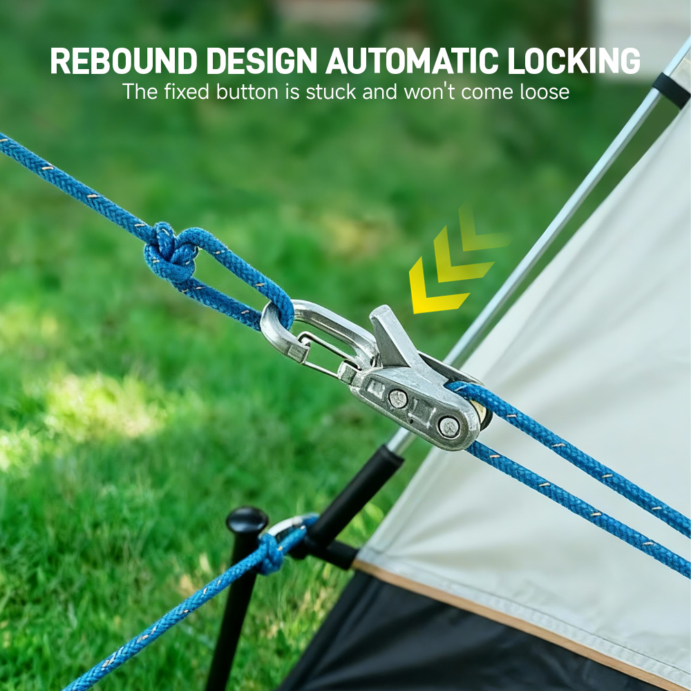 LOZLIN 8-Piece Rope Set with R - Outdoor Camping Tarp recension och pris